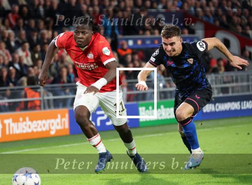 Eindhoven, 3 Oktober 2023
Championsleague PSV-Sevilla, eindstand 2-2
Johan Bakayoko met Adria Pedrosa