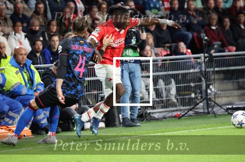 Eindhoven, 3 Oktober 2023
Championsleague PSV-Sevilla, eindstand 2-2
Johan Bakayoko met Sergio Ramos
