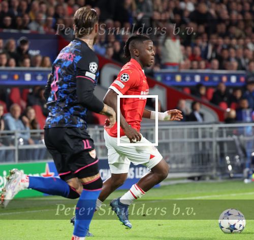 Eindhoven, 3 Oktober 2023
Championsleague PSV-Sevilla, eindstand 2-2
Johan Bakayoko met Sergio Ramos