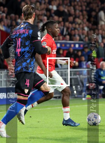 Eindhoven, 3 Oktober 2023
Championsleague PSV-Sevilla, eindstand 2-2
Johan Bakayoko met Sergio Ramos