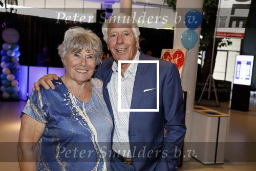 Hilversum 7 oktober 2023
Presentatie nieuwe magazine van Nicole des Bouvrie bij  Theater Gooiland. Klaas Wilting met vrouw