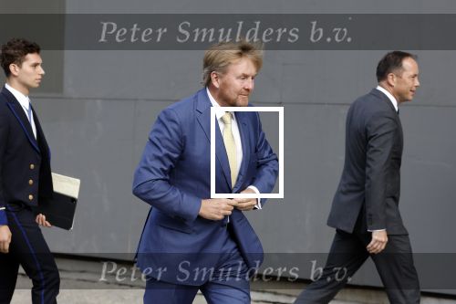 Amsterdam 5 oktober 2023
Koning Willem Alexander arriveert bij koninklijk paleis op de dam en staat de pers te woord ivm lidsmaatschap Prins Bernhard aan partij van Adolf Hitler