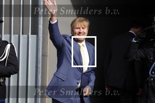 Amsterdam 5 oktober 2023
Koning Willem Alexander arriveert bij koninklijk paleis op de dam en staat de pers te woord ivm lidsmaatschap Prins Bernhard aan partij van Adolf Hitler