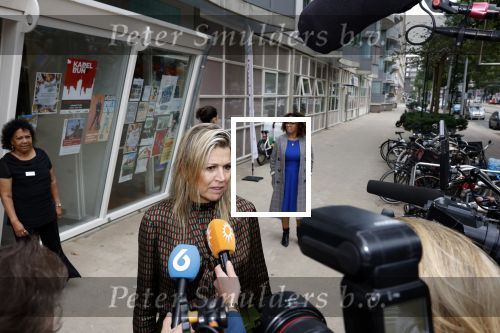 Amsterdam 27 september 2023
Koningin Maxima bezoekt buurthuis de Boeg in het kader van de week tegen eenzaamheid.