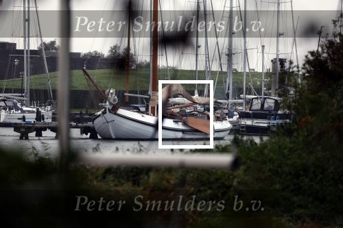Muiden 21 oktober 2023
Lemster Aak bij de Lomnonklijke jachthaven .
