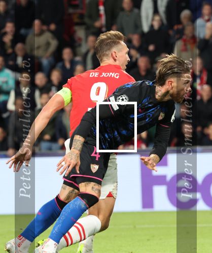 Eindhoven, 3 Oktober 2023
Championsleague PSV-Sevilla, eindstand 2-2
Luuk de Jong en Sergio Ramos