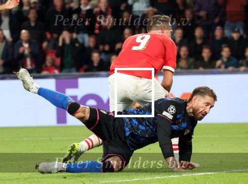 Eindhoven, 3 Oktober 2023
Championsleague PSV-Sevilla, eindstand 2-2
Luuk de Jong en Sergio Ramos