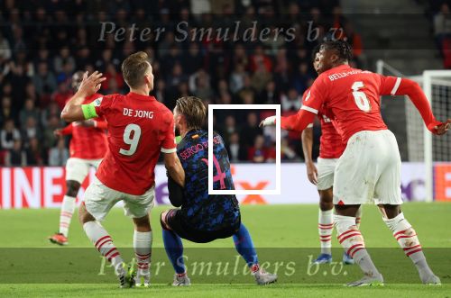 Eindhoven, 3 Oktober 2023
Championsleague PSV-Sevilla, eindstand 2-2
Luuk de Jong en Sergio Ramos