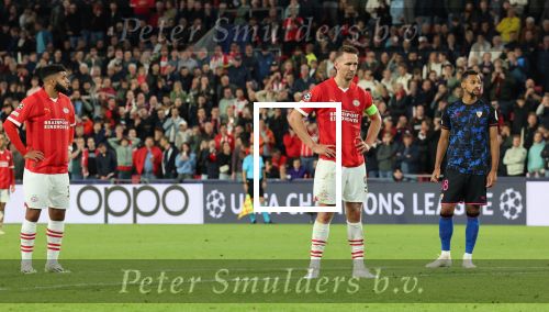 Eindhoven, 3 Oktober 2023
Championsleague PSV-Sevilla, eindstand 2-2
Luuk de Jong scoort 1-1 met penalty