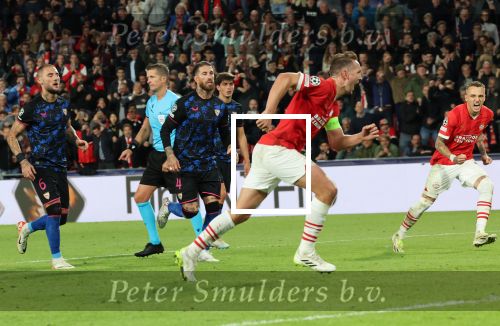 Eindhoven, 3 Oktober 2023
Championsleague PSV-Sevilla, eindstand 2-2
Luuk de Jong scoort 1-1 met penalty