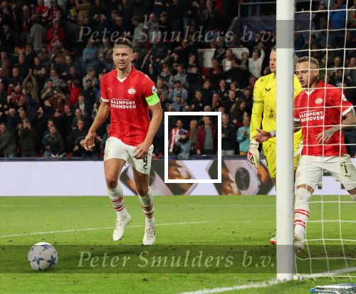 Eindhoven, 3 Oktober 2023
Championsleague PSV-Sevilla, eindstand 2-2
Luuk de Jong scoort 1-1 met penalty