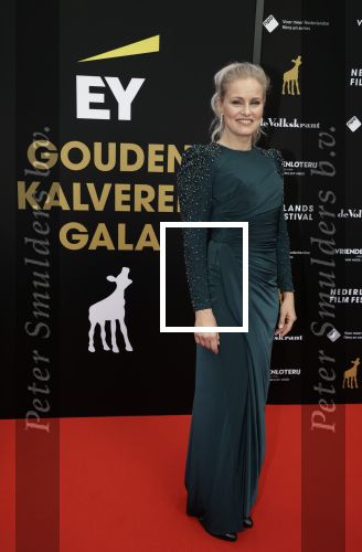 Utrecht 29 september 2023
Uitreiking gouden kalveren in de schouwburg van Utrecht. Jurgen Smit en Marit v Bohemen en haar dochter