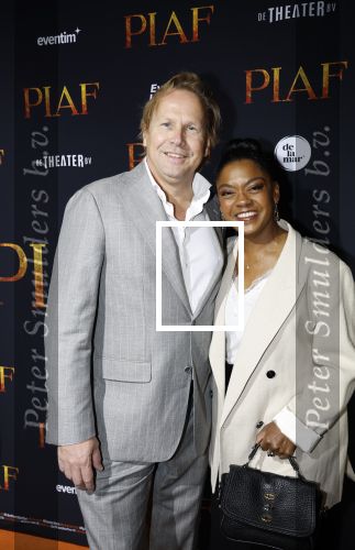 Amsterdam 13 oktober 2023
Premiere Piaf in het DeLamar theater.
Natacha Harlequin met partner