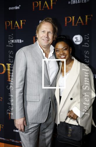 Amsterdam 13 oktober 2023
Premiere Piaf in het DeLamar theater.
Natacha Harlequin met partner