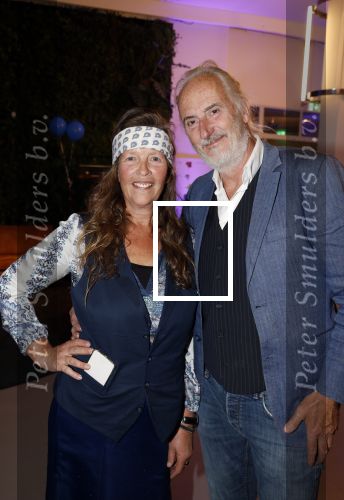 Hilversum 7 oktober 2023
Presentatie nieuwe magazine van Nicole des Bouvrie bij  Theater Gooiland. Nicole des Bouvrie met partner