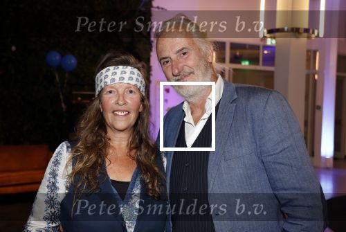 Hilversum 7 oktober 2023
Presentatie nieuwe magazine van Nicole des Bouvrie bij  Theater Gooiland. Nicole des Bouvrie met partner