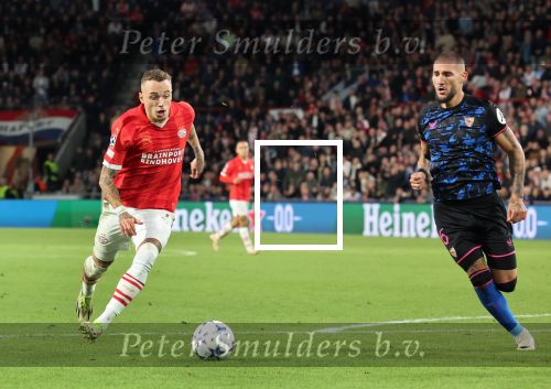 Eindhoven, 3 Oktober 2023
Championsleague PSV-Sevilla, eindstand 2-2
Noa Lang en Nemanja Gudelj