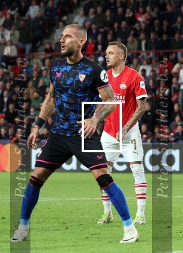 Eindhoven, 3 Oktober 2023
Championsleague PSV-Sevilla, eindstand 2-2
Noa Lang en Nemanja Gudelj