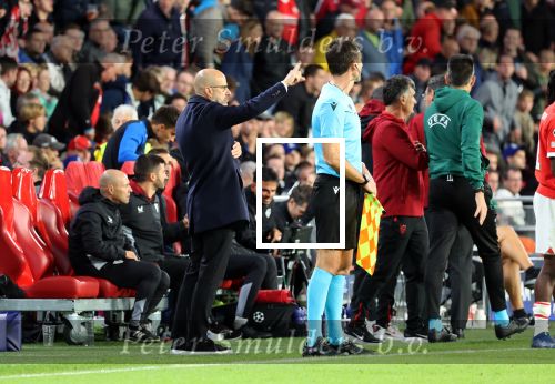 Eindhoven, 3 Oktober 2023
Championsleague PSV-Sevilla, eindstand 2-2
Peter Bosz en Noa Lang