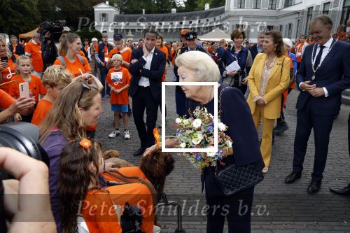 Soestdijk 7 oktober 2023
Prinses Beatrix is bij de walk voor het spierfonds waarvan de finish bij Paleis Soestdijk is.