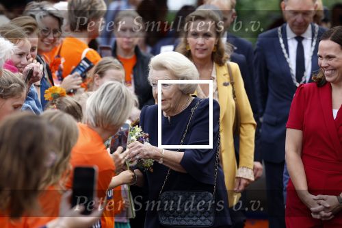 Soestdijk 7 oktober 2023
Prinses Beatrix is bij de walk voor het spierfonds waarvan de finish bij Paleis Soestdijk is.