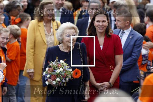 Soestdijk 7 oktober 2023
Prinses Beatrix is bij de walk voor het spierfonds waarvan de finish bij Paleis Soestdijk is.