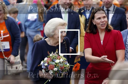Soestdijk 7 oktober 2023
Prinses Beatrix is bij de walk voor het spierfonds waarvan de finish bij Paleis Soestdijk is.