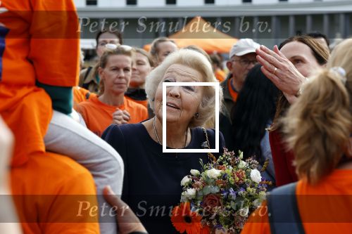 Soestdijk 7 oktober 2023
Prinses Beatrix is bij de walk voor het spierfonds waarvan de finish bij Paleis Soestdijk is.