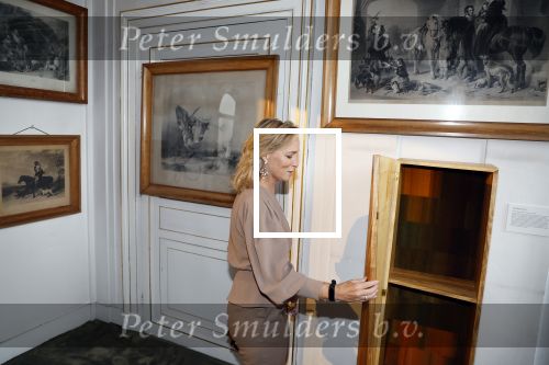 Soestdijk 11 oktober 2023
 Prinses Margarita de Bourbon de Parme poseert voorafgaand aan de opening van de tentoonstelling De vrouwen van Soestdijk op Paleis Soestdijk. In de tentoonstelling staan de vrouwen die het paleis gevormd hebben en er verbleven centraal, onder wie koningin Juliana, koningin-regentes Emma van Waldeck-Pyrmont en prinses