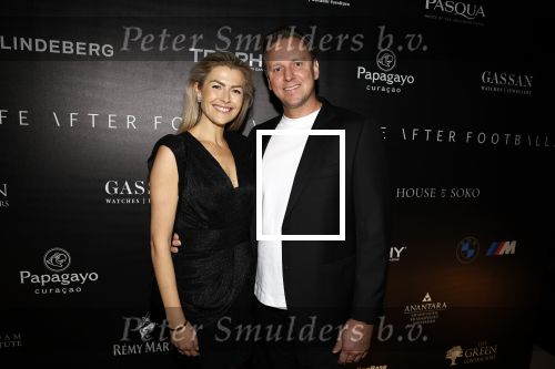 Amsterdam 30 oktober 2023
Life after Football gala LAF in grand Hotel Krasnapolsky. Renee Gunning met man