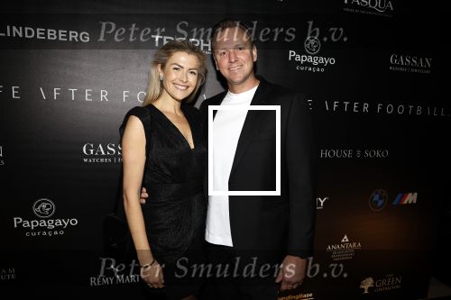 Amsterdam 30 oktober 2023
Life after Football gala LAF in grand Hotel Krasnapolsky. Renee Gunning met man