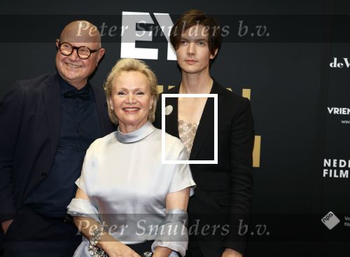 Utrecht 29 september 2023
Uitreiking gouden kalveren in de schouwburg van Utrecht. Renee Soutendijk met man Thed Lensen