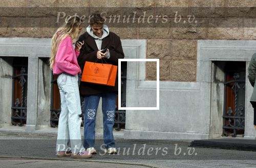 Amsterdam 5 oktober 2023
Robbert Rodenburg Romee Strijd en Monica Geuze op straat in Amsterdam zuid.