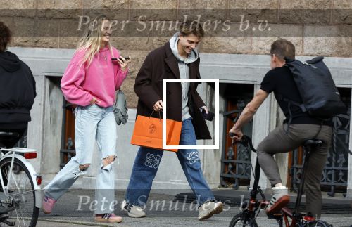 Amsterdam 5 oktober 2023
Robbert Rodenburg Romee Strijd en Monica Geuze op straat in Amsterdam zuid.