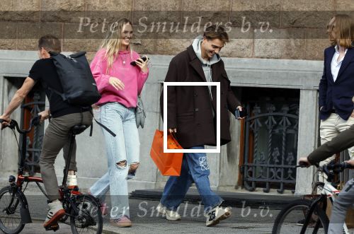 Amsterdam 5 oktober 2023
Robbert Rodenburg Romee Strijd en Monica Geuze op straat in Amsterdam zuid.
