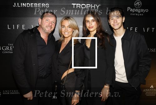 Amsterdam 30 oktober 2023
Life after Football gala LAF in grand Hotel Krasnapolsky. Robert leroy keam met zijn vriendin Jamie de Boer en zoon Joshua