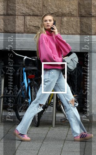 Amsterdam 5 oktober 2023
Robbert Rodenburg Romee Strijd en Monica Geuze op straat in Amsterdam zuid.