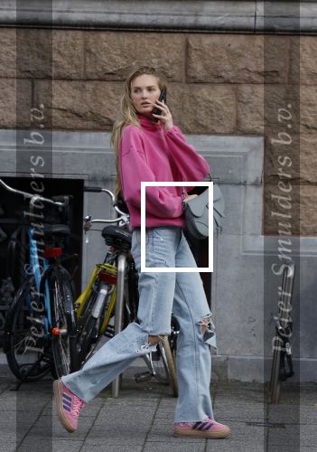 Amsterdam 5 oktober 2023
Robbert Rodenburg Romee Strijd en Monica Geuze op straat in Amsterdam zuid.