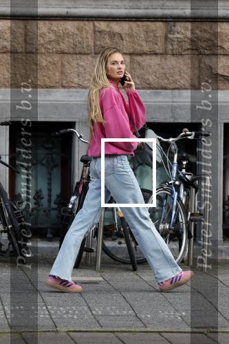 Amsterdam 5 oktober 2023
Robbert Rodenburg Romee Strijd en Monica Geuze op straat in Amsterdam zuid.