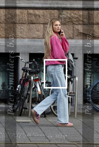 Amsterdam 5 oktober 2023
Robbert Rodenburg Romee Strijd en Monica Geuze op straat in Amsterdam zuid.
