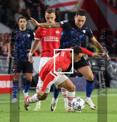 Eindhoven, 3 Oktober 2023
Championsleague PSV-Sevilla, eindstand 2-2
Sergino Dest
