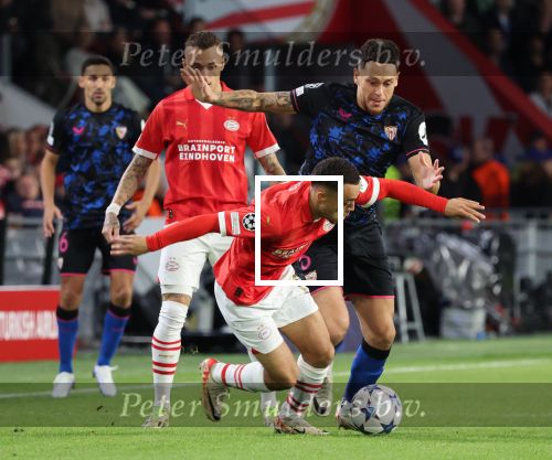 Eindhoven, 3 Oktober 2023
Championsleague PSV-Sevilla, eindstand 2-2
Sergino Dest