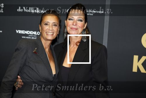 Utrecht 29 september 2023
Uitreiking gouden kalveren in de schouwburg van Utrecht. Suzanne Klemann met partner Minka Mooren