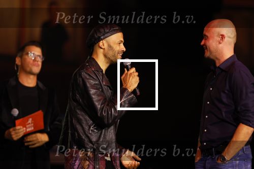 Tilburg 2 oktober 2023
Buma Prijzen in 013 in Tilburg . Tony v d Berkt krijgt prijs uit handen van Alain Clark