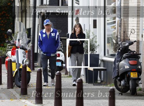 Amsterdam 6 oktober 2023
Youp v t Hek en Debbie Petter op straat in het centrum van Amsterdam.