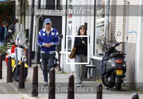 Amsterdam 6 oktober 2023
Youp v t Hek en Debbie Petter op straat in het centrum van Amsterdam.