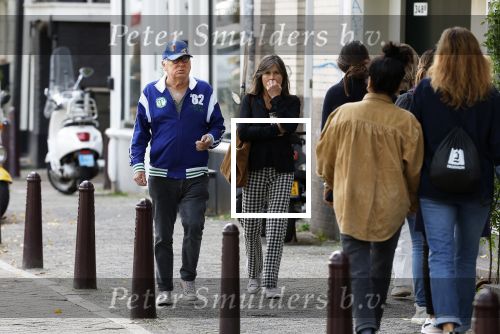 Amsterdam 6 oktober 2023
Youp v t Hek en Debbie Petter op straat in het centrum van Amsterdam.
