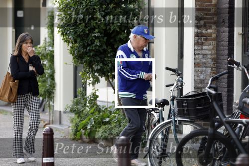 Amsterdam 6 oktober 2023
Youp v t Hek en Debbie Petter op straat in het centrum van Amsterdam.