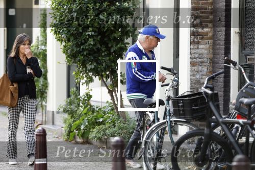 Amsterdam 6 oktober 2023
Youp v t Hek en Debbie Petter op straat in het centrum van Amsterdam.