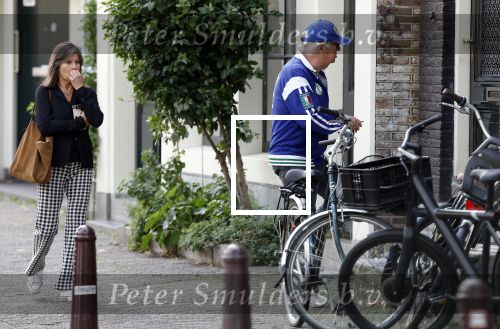 Amsterdam 6 oktober 2023
Youp v t Hek en Debbie Petter op straat in het centrum van Amsterdam.